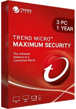 Trend Micro Maximum Security Multi Device - 3 Devices - 1 Year [EU]