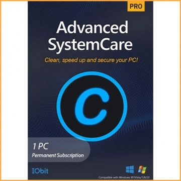 iObit Advanced SystemCare 17 Pro - 1 PC - Lifetime Subscription