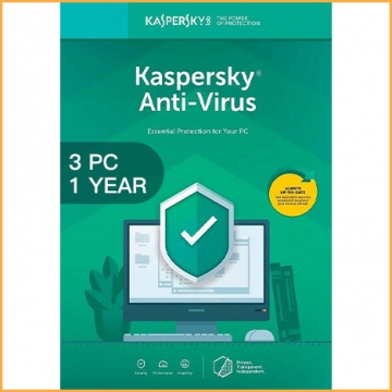 Kaspersky Antivirus 2020 - 3 PCs -  1 Year [EU]