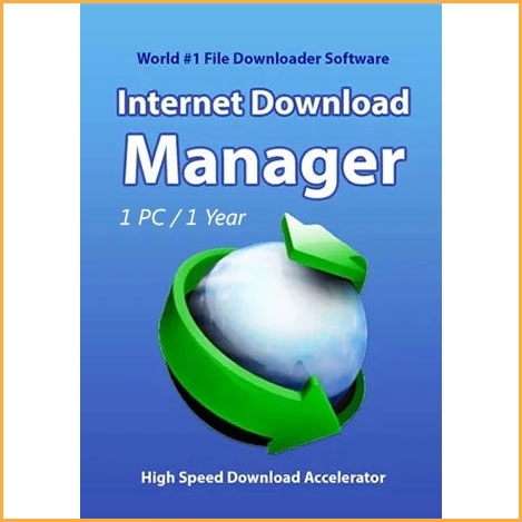 Internet Download Manager - 1 PC - 1 Year