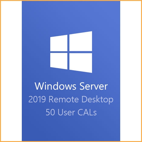 Windows Server 2019 Remote Desktop Key - 50 User CALs