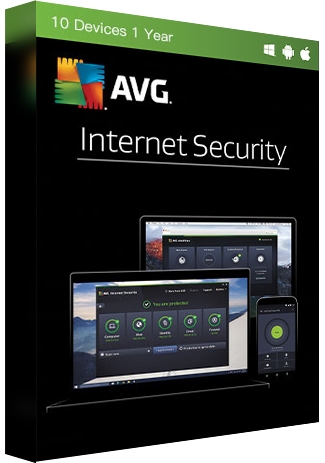 AVG Internet Security - 10 Devices - 1 Year [EU]	