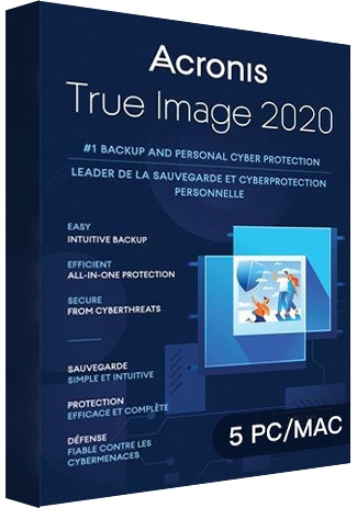Acronis True Image 2020 - 5 PCs MAC [EU]