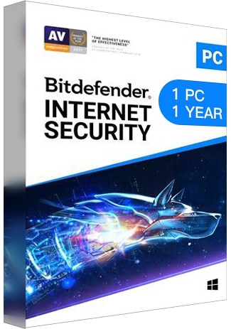 Bitdefender Internet Security - 1 PC - 1 Year EU