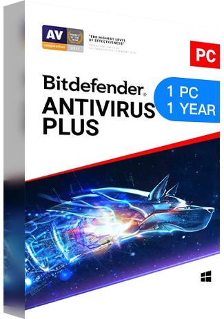 Bitdefender Antivirus Plus - 1 PC - 1 Year EU