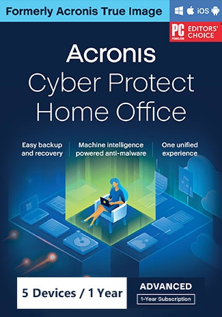 Acronis Cyber Protect Home Office Advanced - 5 Devices - 1 Year [EU]