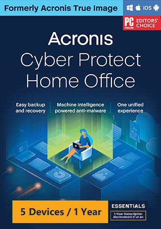Acronis Cyber Protect Home Office Essentials - 5 Devices - 1 Year [EU]