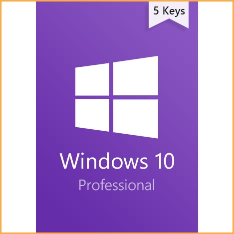 Windows 10 Pro 5 Keys Pack