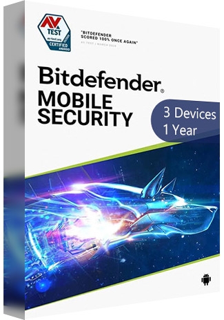 Bitdefender Mobile Security - 3 Devices - 1 Year [EU]