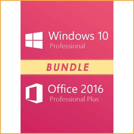 Windows 10 Professional + Office 2016 Professional Plus Keys Bundle