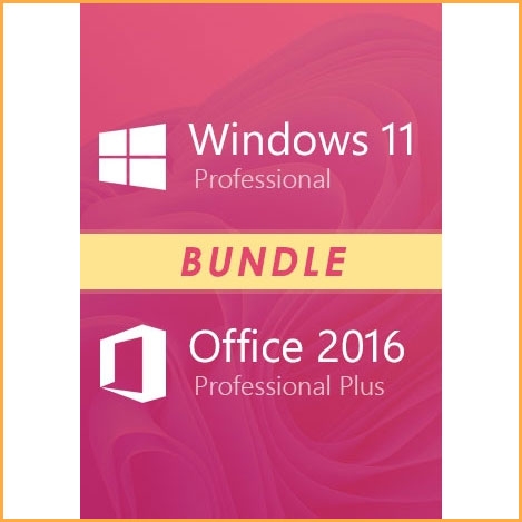 Windows 11 Professional + Office 2016 Professional Plus Keys Bundle