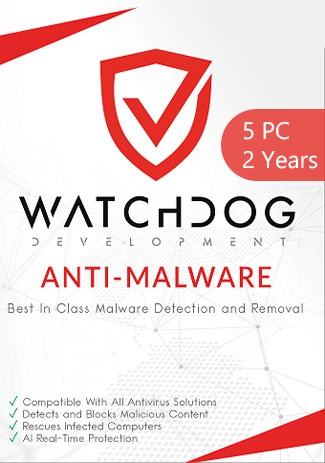Watchdog Anti-Malware - 5 PCs - 2 Years [EU]