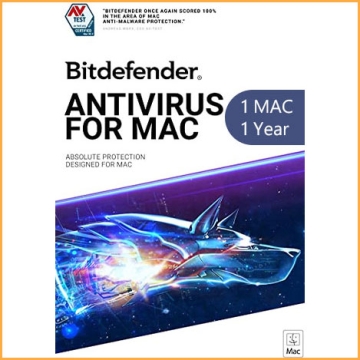 Bitdefender Antivirus for Mac - 1 MAC - 1 Year [EU]